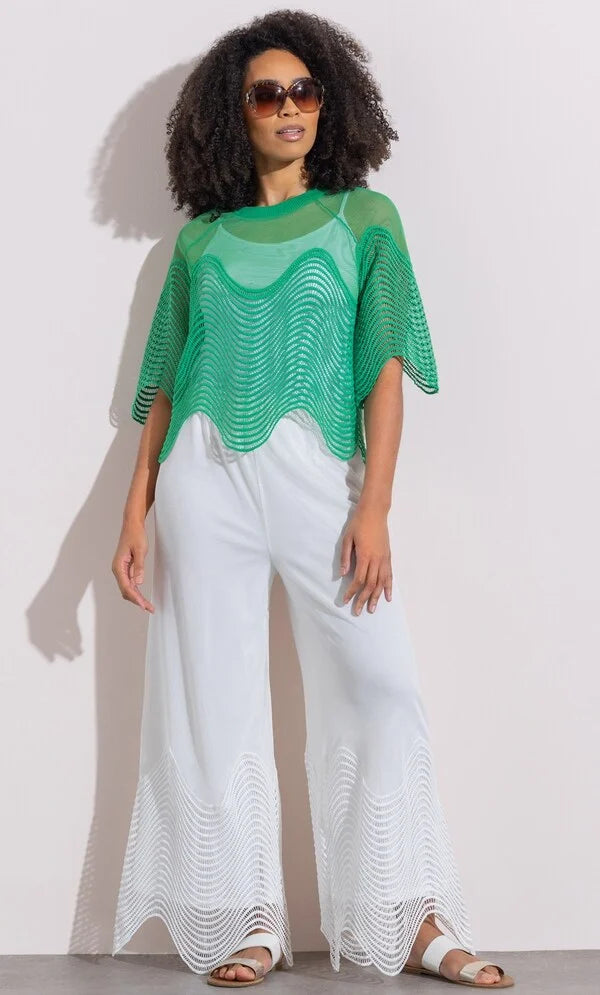 Crochet Wave Cover Up