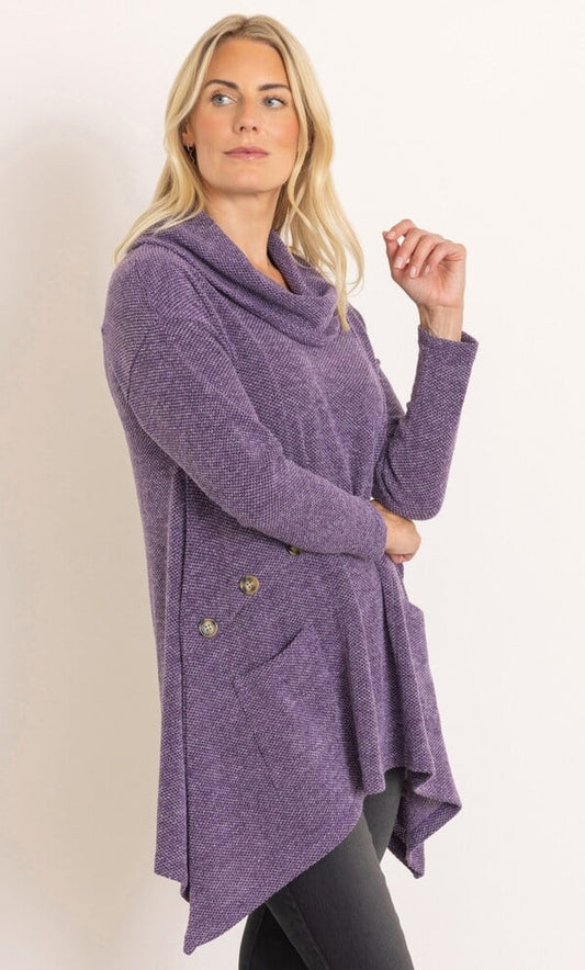 Relaxed Fit Knitted Tunic Top