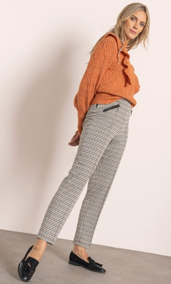 Slim Leg Speckled Trousers