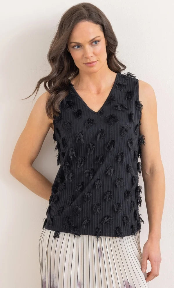 Ombre Sequinned Sleeveless Top