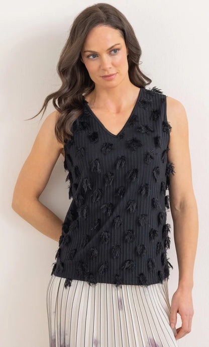 Ombre Sequinned Sleeveless Top