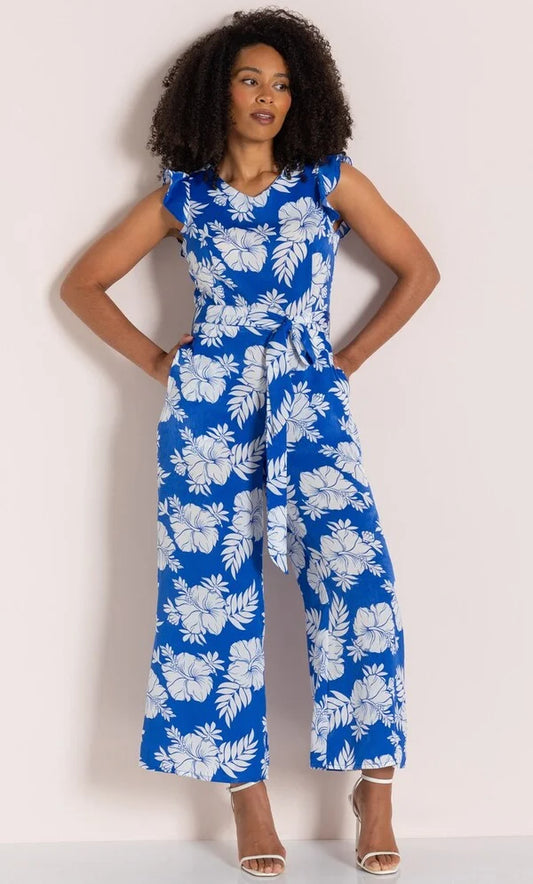 Floral Printed Jumpsuit