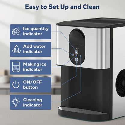44-lb Ice Per day Nugget Ice Maker Dispenser