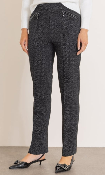 Slim Leg Speckled Trousers