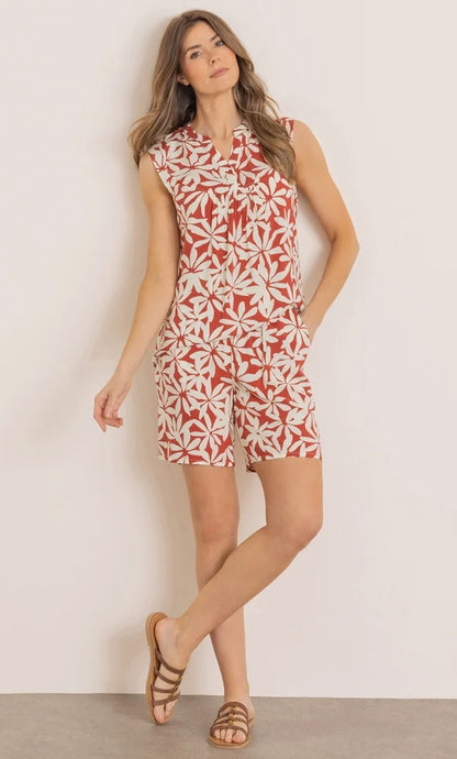 Floral Printed Pull On Shorts