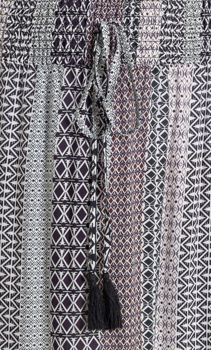 Geometric Printed Midaxi Skirt