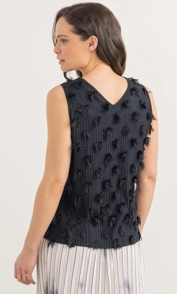 Ombre Sequinned Sleeveless Top